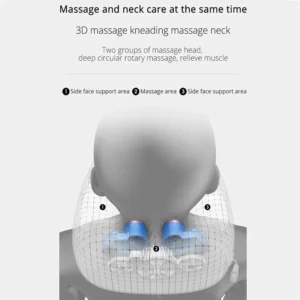 Masseur cervical électrique en U portable – Image 5