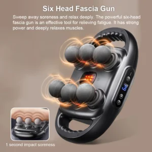 Pistolet de massage professionnel – 6 têtes – Image 3