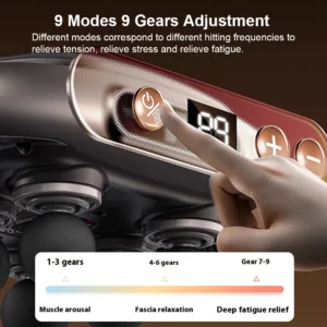 Pistolet de massage professionnel – 6 têtes – Image 5