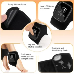 Masseur chauffant pieds et chevilles rechargeable – lot de 2 – Image 6