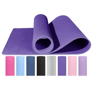 Tapis de yoga antidérapant 183 × 61 cm – 6 mm, avec sangle – Image 13